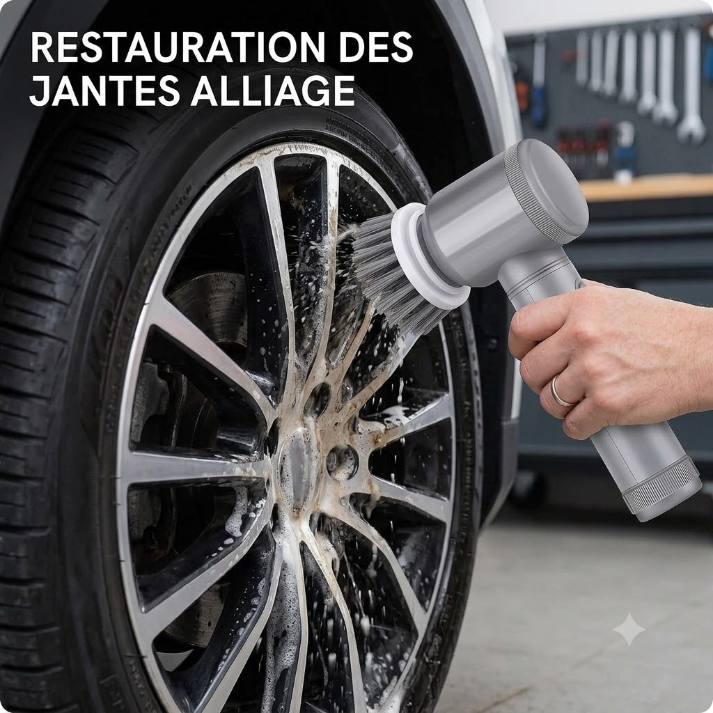 Brosse électrique de nettoyage multi-surfaces