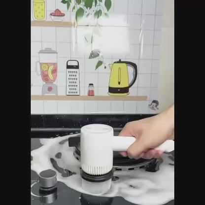 Démonstration de la brosse de nettoyage électrique rotative Klyn en action