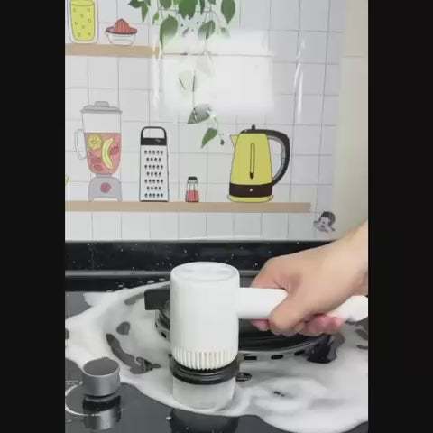 Démonstration de la brosse de nettoyage électrique rotative Klyn en action